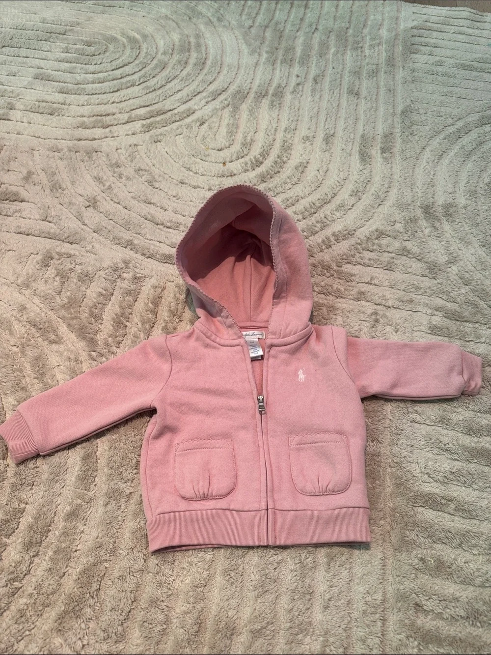 Ralph Lauren Pink Hoodie & Jogger Set - Girls